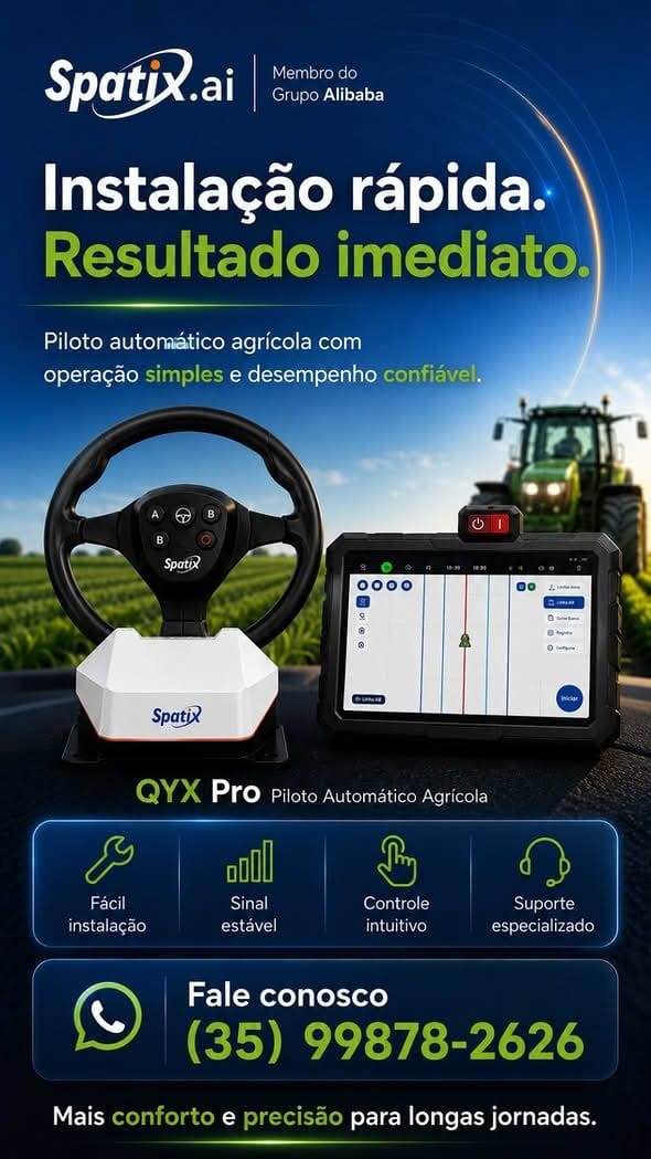Kit SpatiX QYX Pro: volante elétrico e tela touch de 10,1 polegadas